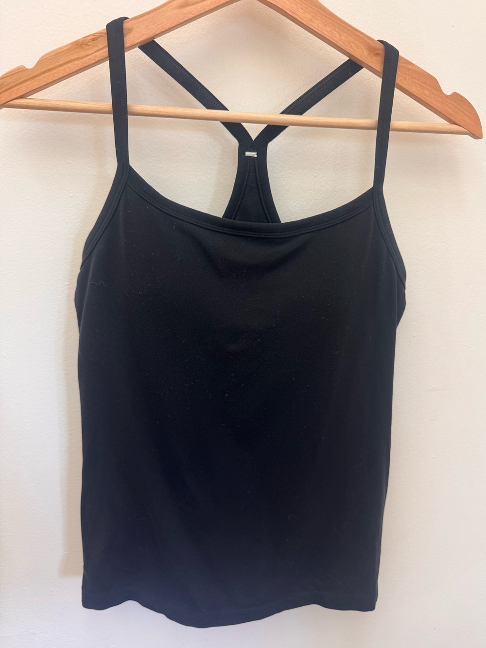 Black workout tank